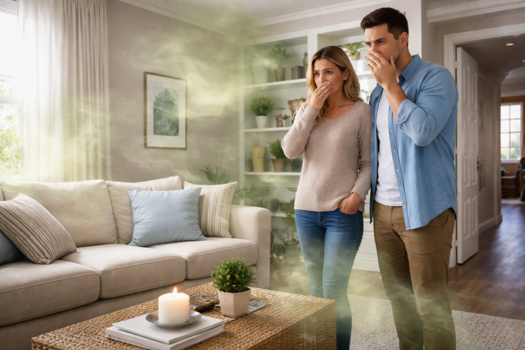musty smells with no visible mold in New Jersey